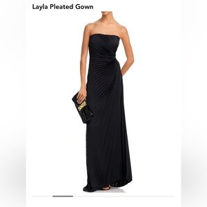 A.L.C pleated gown has straps too